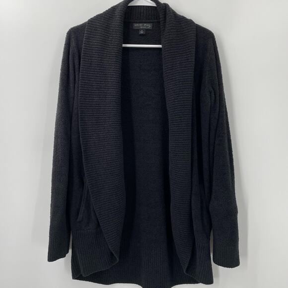 Barefoot Dreams Women's Circle Knit Cardigan Sweater, Open Front, Sz. S Cozy - Picture 1 of 8
